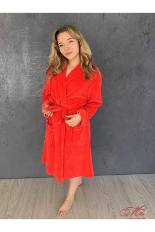 Мягкий велюровый халат CoupleZ 3766